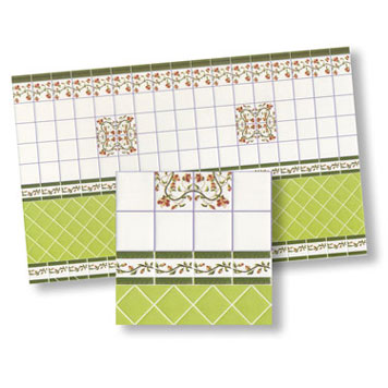 Dollhouse Miniature Tile, Delft, 4Pk